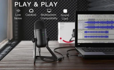 Fifine K678 Studio USB Condenser Microphone