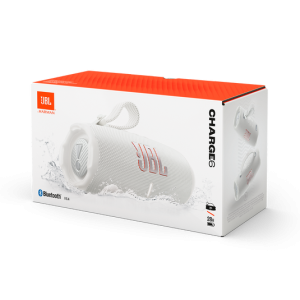 JBL Charge 6 Portable Bluetooth Speaker: White