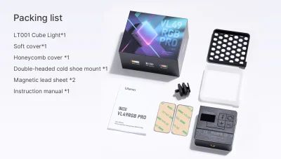 Ulanzi VL49 Pro Rechargeable Mini RGB Light