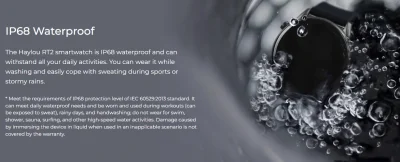 Haylou RT2
Smart Watch