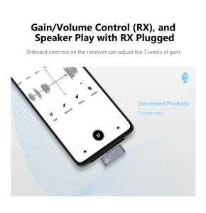 Luucco K2 Mini AirWave Wireless Lavalier Microphone