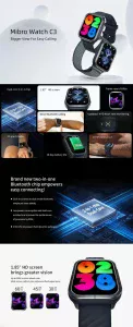 Mibro C3 Calling Smart Watch 1 Mibro C3 Calling Smart Watch