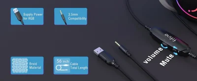 Fifine Ampligame H3 RGB Gaming Headset