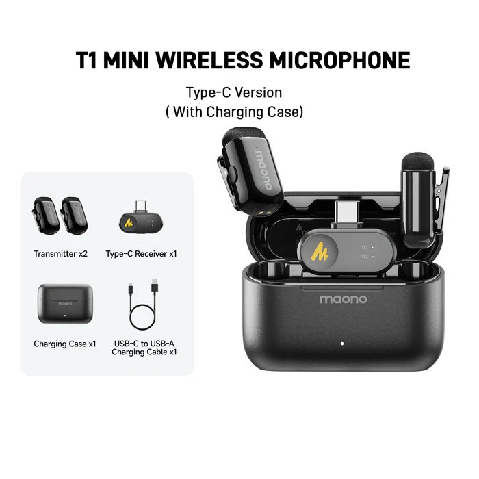 Maono WAVE T1 MINI Wireless Microphone for Type-C