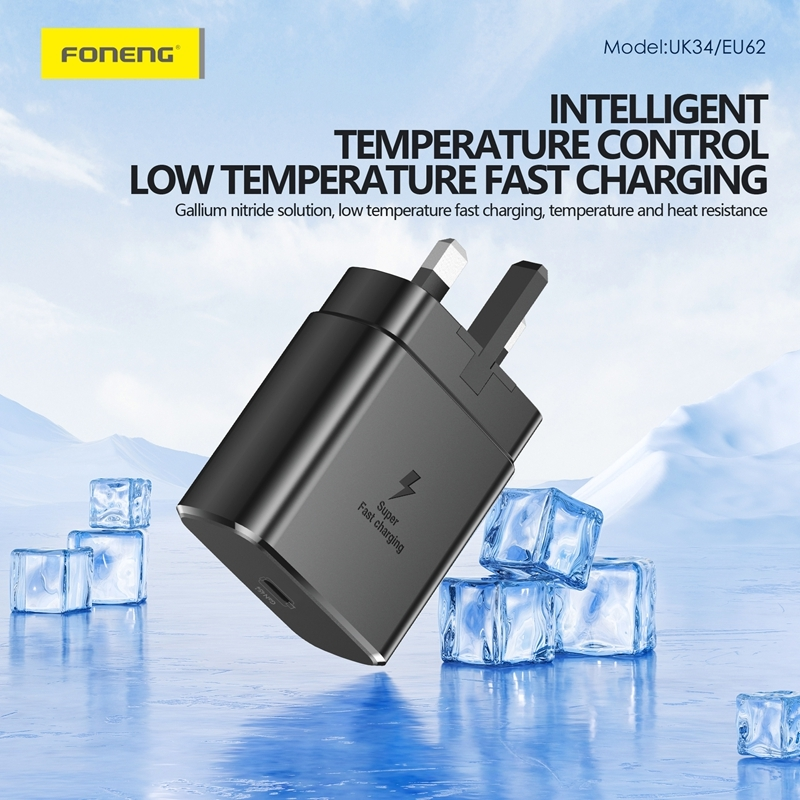 Foneng 45W GaN Fast Charger USB‑C (Model UK34/EU62)