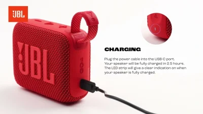 JBL Go 4 Portable Bluetooth Speaker: Squad 4 JBL Go 4 Portable Bluetooth Speaker