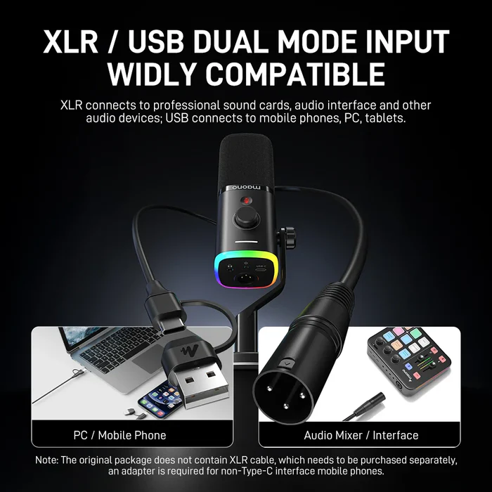 Maono PD100X USB/XLR Dynamic Microphone