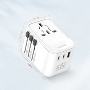 LDNIO Z8 45W GaN Travel Adapter