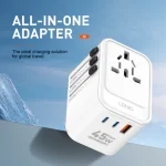 LDNIO Z8 45W GaN Travel Adapter