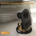 Mobile Phone Holder With Bluetooth And Induction Speaker