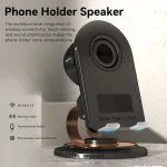 Mobile Phone Holder With Bluetooth And Induction Speaker