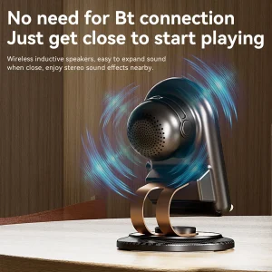 Mobile Phone Holder With Bluetooth And Induction Speaker