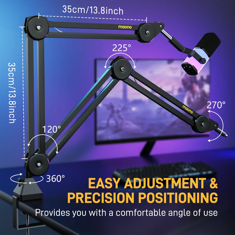 Maono BA37 Microphone Boom Arm Stand