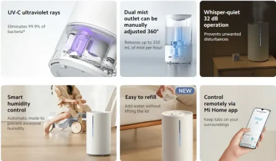 Xiaomi Mijia Smart Humidifier 2 - 4.5L Tank