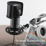 Fifine T683 USB Condenser Microphone with Boom Arm Stand