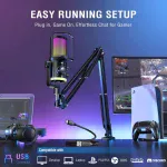 FIFINE AmpliGame AM6 USB Condenser Microphone