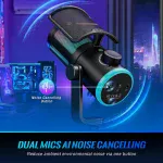 FIFINE AmpliGame AM6 USB Condenser Microphone
