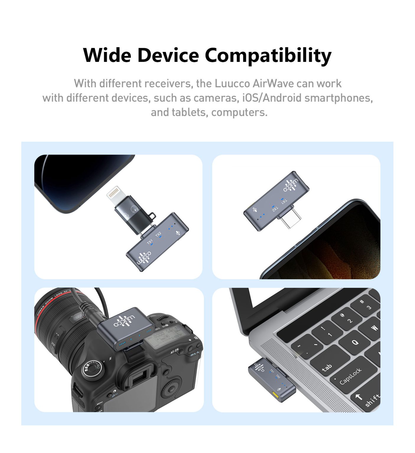 LUUCCO AirWave Pro Combo Wireless Microphone