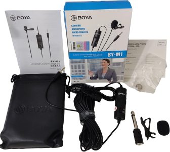 Boya BY-M1 3.5 mm Lavalier Condenser Microphone