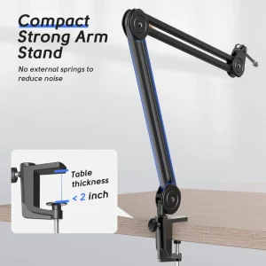 C clampsizeofFIFINEBM63BoomArm