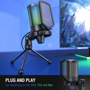 Fifine AmpliGame A6V USB Condenser Microphone