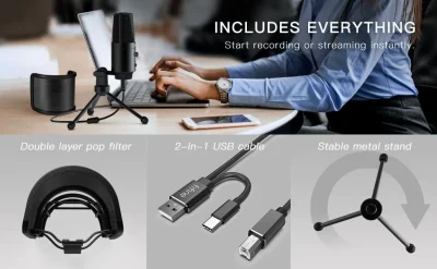 Fifine-K683A-USB-Condenser-Microphone