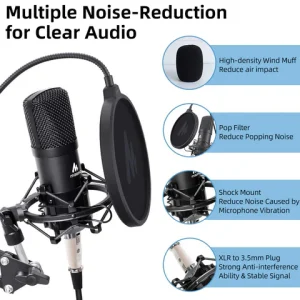 Maono AU-A03 USB Condenser Microphone