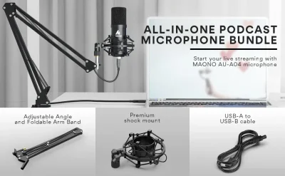 Maono AU-A04 USB Condenser Microphone