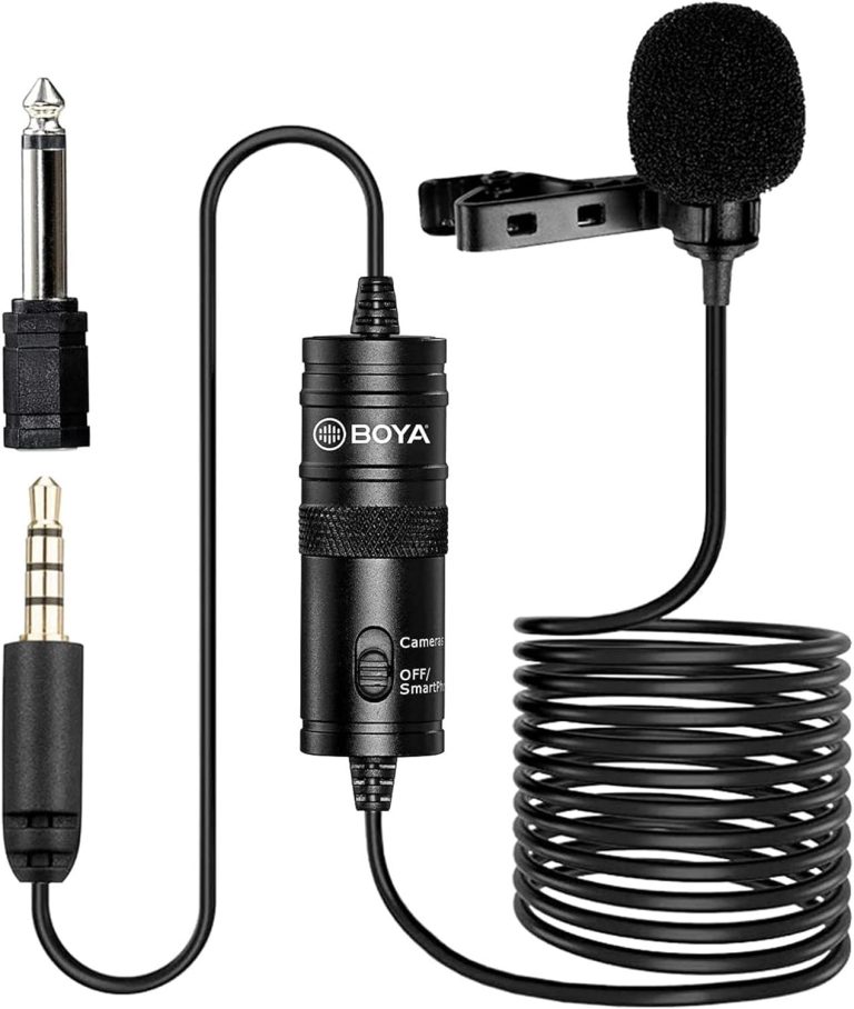 Boya BY-M1 3.5 mm Lavalier Condenser Microphone