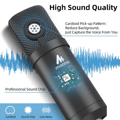 Maono AU-A03 USB Condenser Microphone