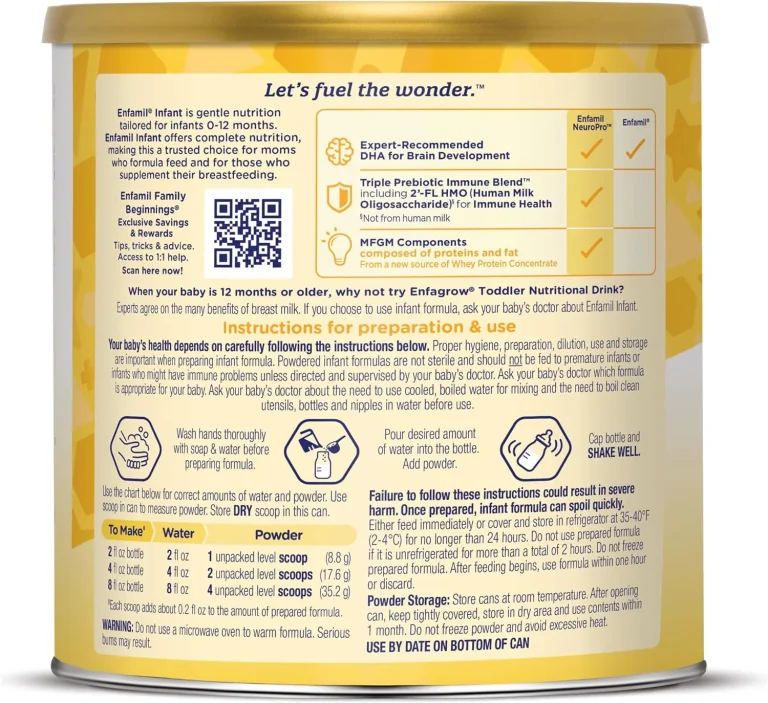 Enfamil Infant Formula Milk Powder 598g