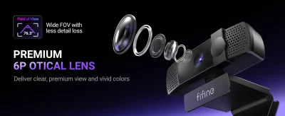 FIFINE K438 4K Auto Focus Webcam