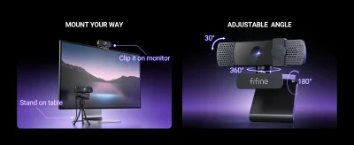 FIFINE K438 4K Auto Focus Webcam