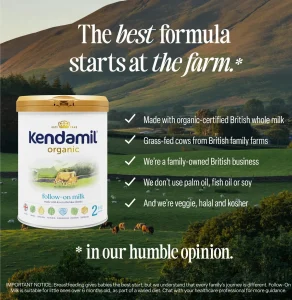 Kendamil Organic Follow-On Baby Milk Powder 800g 3 Kendamil Organic Follow-On Baby Milk Powder 800g