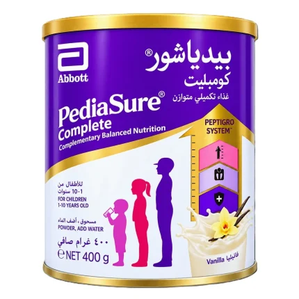 PediaSure Complete Balanced Nutrition Milk Powder Vanilla 400g (Dubai)
