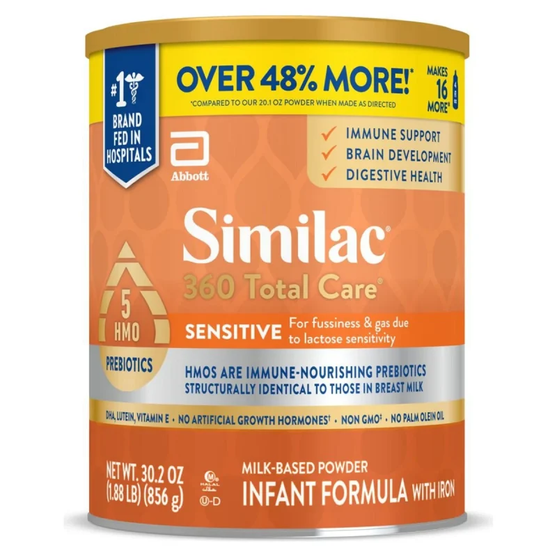Similac 360 Total Care Sensitive Infant Formula Milk Powder 856g
