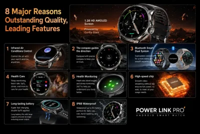 YES Power Link Pro 4G Android Smart Watch