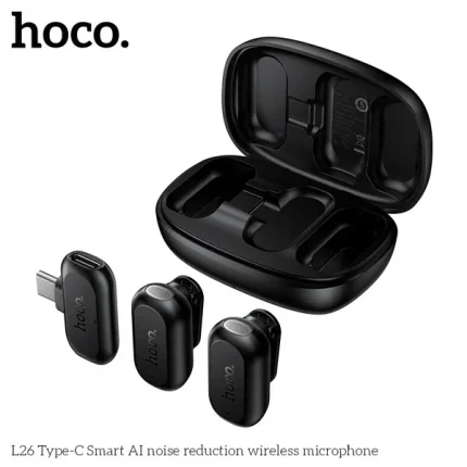 Hoco L26 AI Noise Cancelling Type-C Wireless Microphone