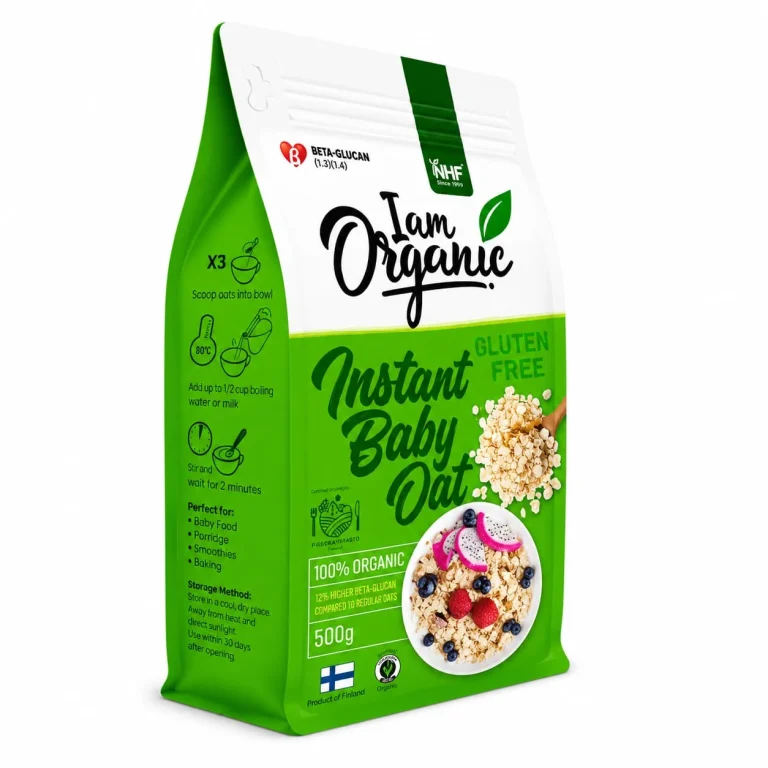I Am Organic Instant Baby Oats 500g (Finland)