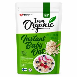 I Am Organic Instant Baby Oats 500g (Finland) 1 I Am Organic Instant Baby Oats 500g (Finland)