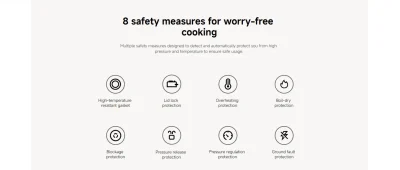 Xiaomi Electric Pressure Cooker 4.8L control panel